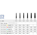 Diamond diamond dental drills 173 (10 pcs.) - Image 3
