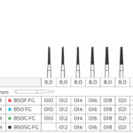 Domatological Dental drills 198 (5 pcs.)