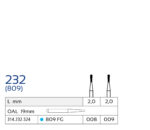 Diamond Dental Drill 232 (5  pcs) - Image 2