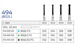 Diamond dental drill 494 (10 pcs) - Image 3