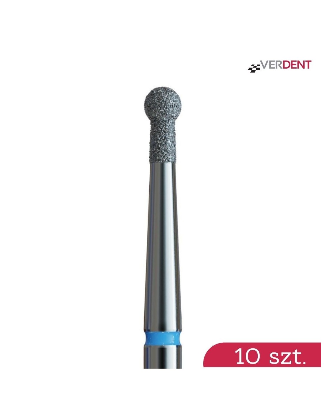wiertlo-stomatologiczne-002-10-szt Diamond dental drill 002 (pack of 10 pcs.) - Image 1