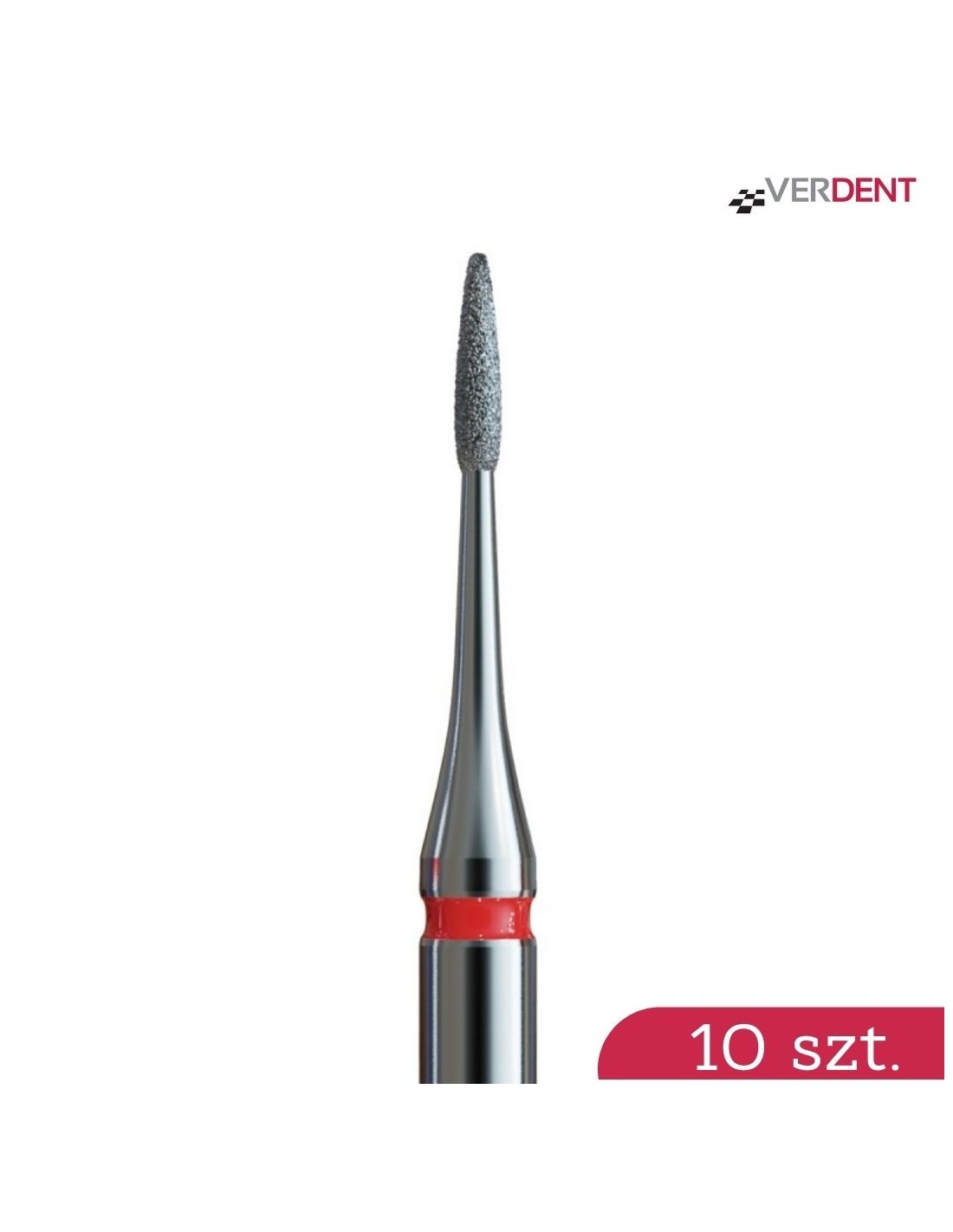 wiertlo-stomatologiczne-diamentowe-295-10-szt- Diamond Dental Drill 295 (10 pcs) - Image 1