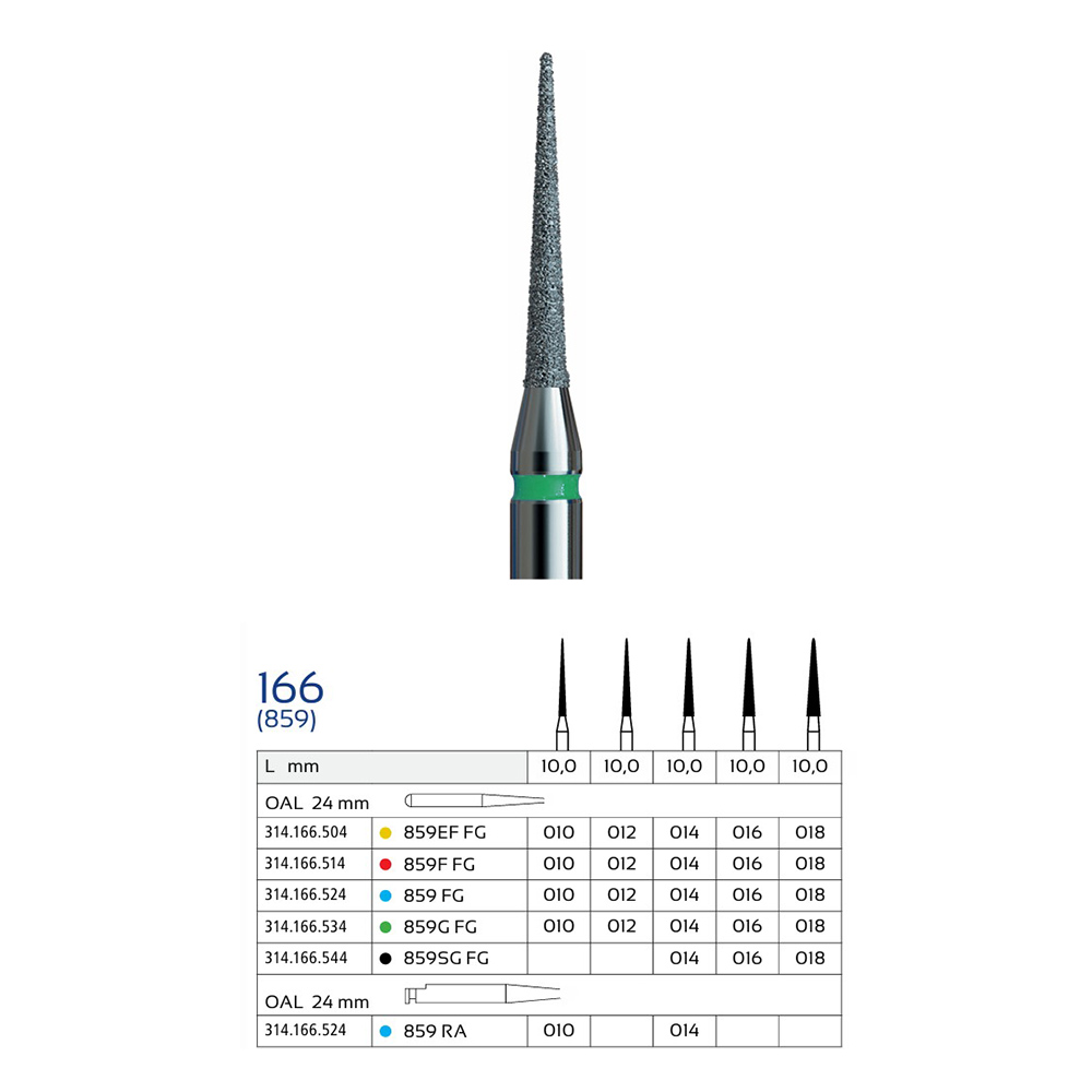 فرز الماسی نیدل وردنت مدل 859 (Tapered Point)