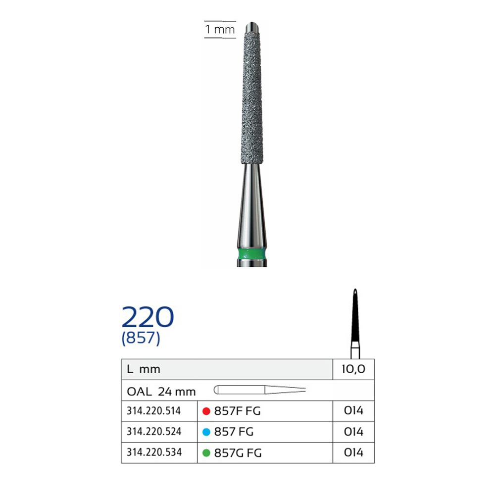 فرز الماسی سیف اند وردنت مدل 857 (Safe End Taper)