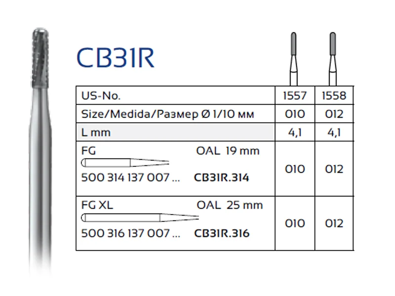 فرز کارباید استوانهای سرگرد شیاردار وردنت مدل CB31R