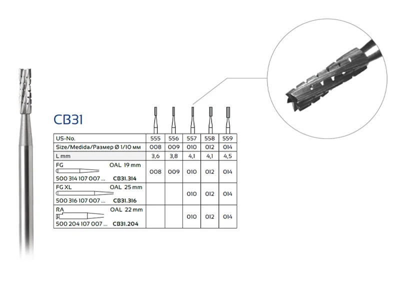 فرز کارباید شیاردار وردنت مدل CB31