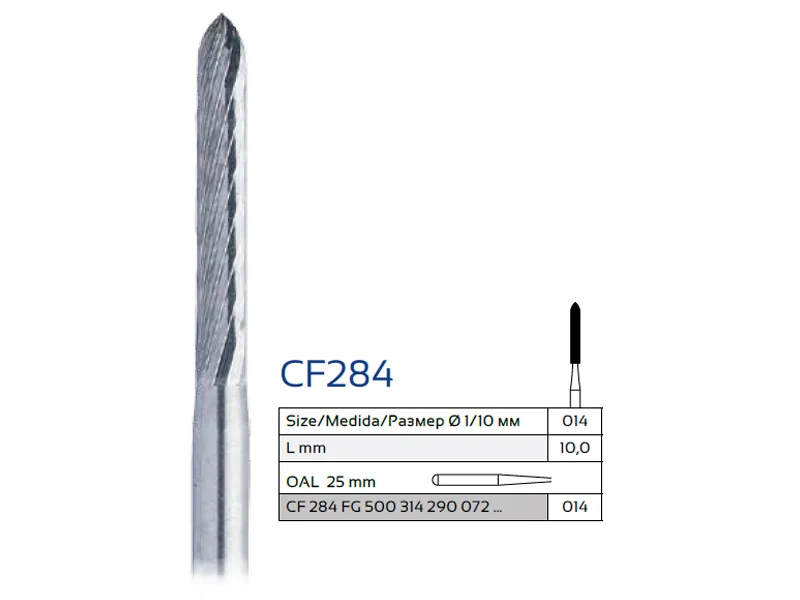 فرز کارباید پرداخت اژدری بلند وردنت مدل CF284