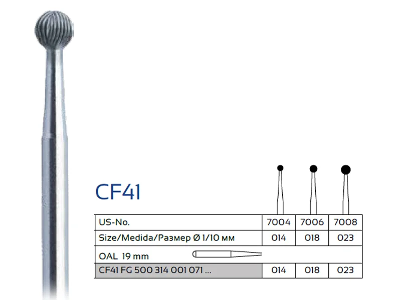 فرز کارباید پرداخت کروی وردنت مدل CF41